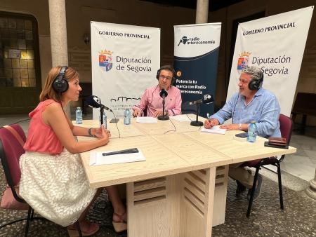 Imagen La cultura, el turismo y los Alimentos de Segovia son protagonistas del programa 'Clase Business' de Intereconomía desde el patio de Columnas de la Diputación